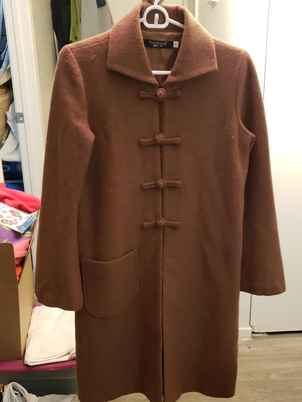 Long Coat Wool - Picture 2 of 7